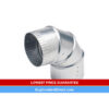 16" Singlewall Adjustable 90 Degree Elbow