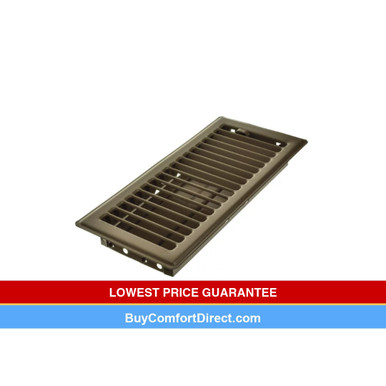10 x 4 Floor Register Brown