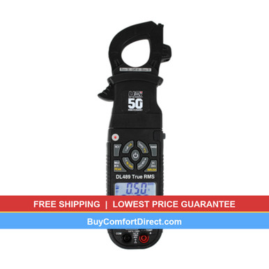 True RMS Clamp Meter w/ 2 ATTPC3 Pipe Clamps