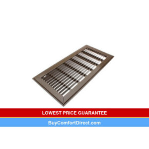 14 x 14 Floor Return Grille Brown