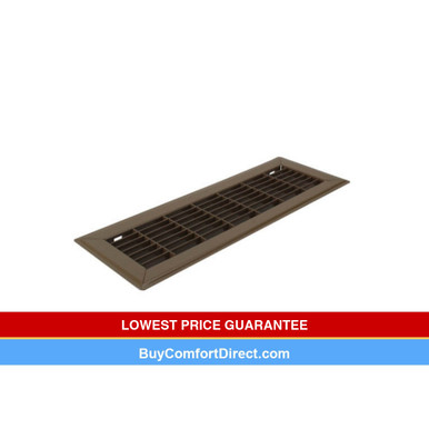 14 x 4 Floor Return Grille Brown