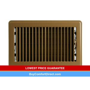 10×6 Brown Floor Supply Register 10″ x 6″