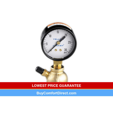 1″ Brass Gas Pressure Gauge