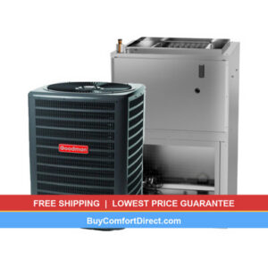 Goodman 1.5 Ton 15.2 SEER2 AC System with Air Handler – Wall-Mount – GLXS5BA1810