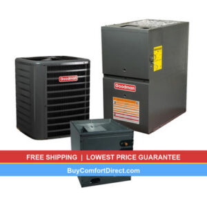 Goodman 3 Ton 17.2 SEER2 60,000 BTU 80% AFUE AC and Furnace System – Upflow – GLXT7CA3610
