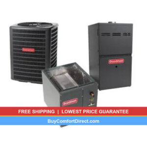 Goodman 2.5 Ton 14.3 SEER2 60,000 BTU 80% AFUE Dual Fuel System – Upflow – GLZS4BA3010