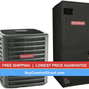 Goodman 3 Ton 17.2 SEER2 AC System with Air Handler – Multi-Position – GLZT7CA3610