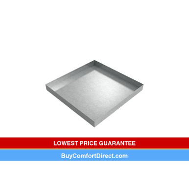 24×24 Drain pan with no hole (Upflow Closet Application) 24″ x 24″