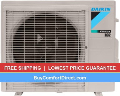 Daikin ENTRA 18 SEER2 9K BTU Heat Pump and 9K BTU Hi-Wall Fan Coil