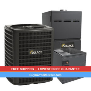 Solace 3 Ton 15.2 SEER2 60,000 BTU 80% AFUE AC and Furnace System – Upflow – S-GLXS5BA3610