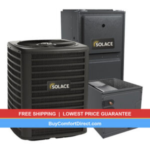 Solace 5 Ton 15.2 SEER2 100,000 BTU 92% AFUE AC and Furnace System – Upflow – S-GLXS5BA6010