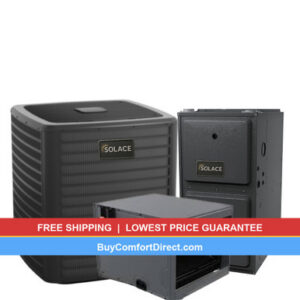 Solace 4 Ton 17.2 SEER2 80,000 BTU 96% AFUE AC and Furnace System – Horizontal – S-GLXT7CA4810