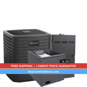 Solace 5 Ton 17.2 SEER2 80,000 BTU 80% AFUE AC and Furnace System – Upflow – S-GLXT7CA6010