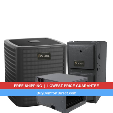 Solace 5 Ton 17.2 SEER2 120,000 BTU 96% AFUE AC and Furnace System – Horizontal – S-GLXT7CA6010