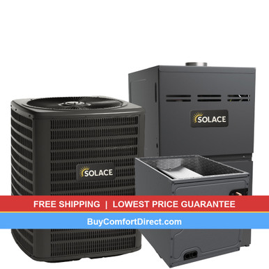 Solace 3.5 Ton 14.3 SEER2 80,000 BTU 92% AFUE Dual Fuel System – Upflow – S-GLZS4BA4210