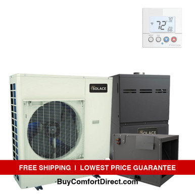 Solace 3.5 Ton 16.2 SEER2 80,000 BTU 80% AFUE AC and Furnace System – Horizontal – S-GXV6SS4210