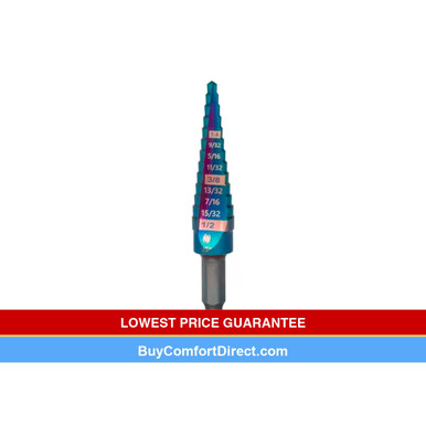 Spyder Mach-Blue 1/4-in 13-Step Drill Bit (1/8-in to 1/2-in)