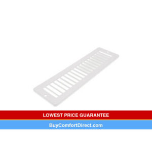 2 x 10 Toe Kick Grille White