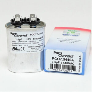 Run Capacitor 7.5 MFD 370/440V Round