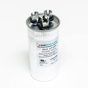 Dual Run Capacitor 40/5 MFD 370/440V Round