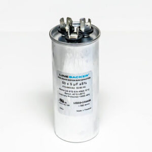 Dual Run Capacitor 50/5 MFD 370/440V Round