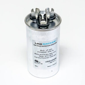 Dual Run Capacitor 25/3 MFD 370/440V Round