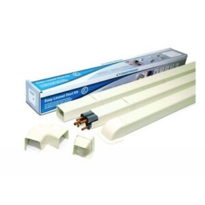 4" Line Hide Kit Off-White 12' Tall