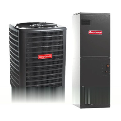 Goodman 2.5 Ton 15.2 SEER2 Heat Pump System with Air Handler – Multi-Position – GLZS5BA3010