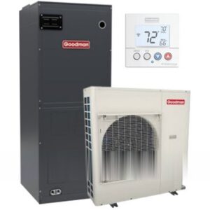 Goodman 2.5 Ton 16.2 SEER2 Heat Pump System with Air Handler – Multi-Position – GZV6SA3010