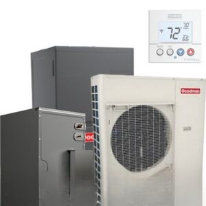 Goodman 3 Ton 16.2 SEER2 60,000 BTU 80% AFUE AC and Furnace System - Horizontal - GXV6SS3610
