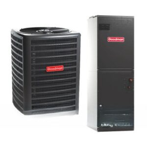 Goodman 1.5 Ton 14.3 SEER2 AC System with Air Handler - Multi-Position - GLXS4BA1810