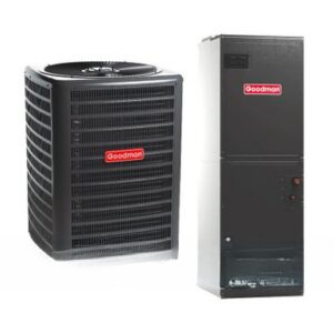 Goodman 2 Ton 14.3 SEER2 AC System with Air Handler - Multi-Position - GLXS4BA2410