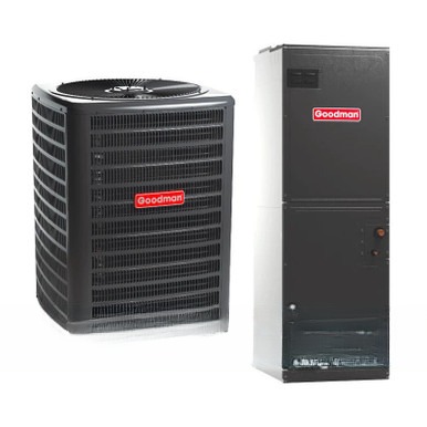 Goodman 2 Ton 14.3 SEER2 AC System with Air Handler - Multi-Position - GLXS4BA2410