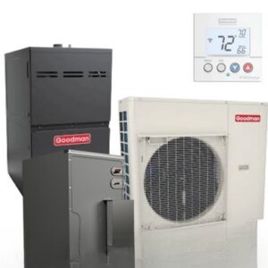 Goodman 3.5 Ton 17.5 SEER2 80,000 BTU 80% AFUE Dual Fuel System - Upflow - GZV7SA4210
