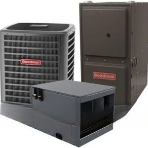 Goodman 4 Ton 17.2 SEER2 80,000 BTU 0% AFUE AC and Furnace System - Horizontal - GLXT7CA4810
