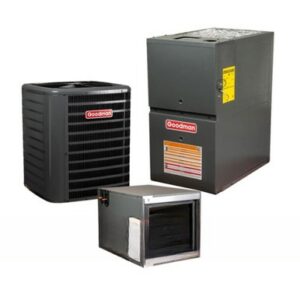 Goodman 4 Ton 17.2 SEER2 80,000 BTU 80% AFUE AC and Furnace System - Horizontal - GLXT7CA4810