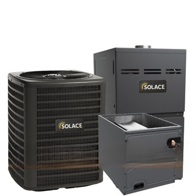 Solace 2.5 Ton 14.3 SEER2 60,000 BTU 92% AFUE AC and Furnace System - Upflow - S-GLXS4BA3010