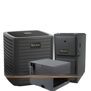 Solace 2 Ton 17.2 SEER2 40,000 BTU 96% AFUE AC and Furnace System - Horizontal - S-GLXT7CA2410