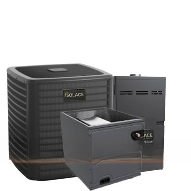Solace 3 Ton 17.2 SEER2 80,000 BTU 96% AFUE AC and Furnace System - Horizontal - S-GLXT7CA3610