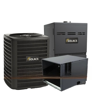 Solace 5 Ton 14.3 SEER2 100,000 BTU 92% AFUE Dual Fuel System - Horizontal - S-GLZS4BA6010