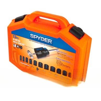Spyder 13pc Bi-Metal (BIM) Hole Saw Set